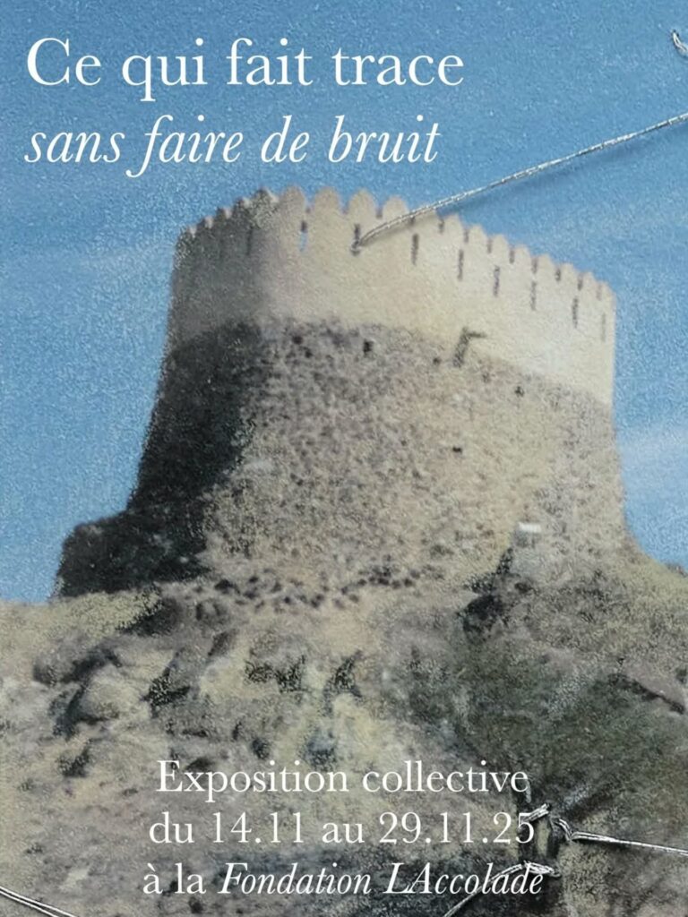 Ce qui fait trace 
sans faire de bruit, 2025